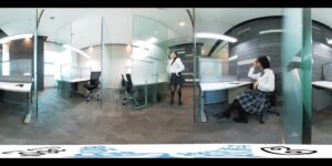 360°VR全景-性感御姐和JK学妹，反差联动翻跳