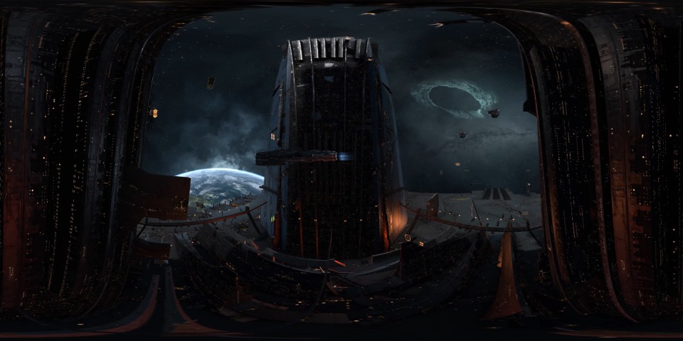 VR资源网《EVE Online》新版本Citadel全景VR预告片