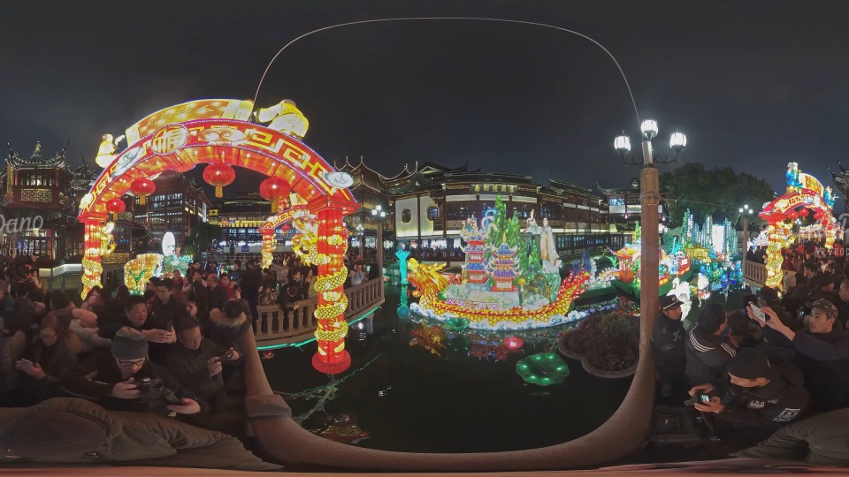 【360° VR】上海,中国。世界上人口最多的城市。8k航拍视频_超清 4K【VR资源网】