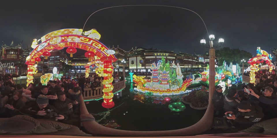 【360°全景VR】魔都夜未眠_超清 4K-【元宇宙素材】